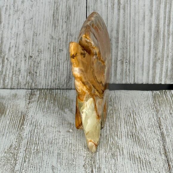 Vintage Carved Onyx Fish Figurine Paperweight - Picture 5 of 5